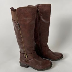 Guess tall boot - brown - size 6
